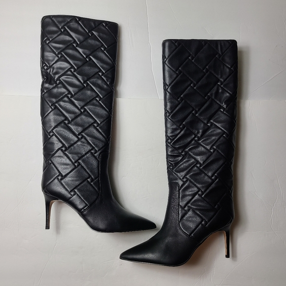 Nwt Kurt Geiger Bickley Quilted Tall 